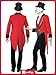 Smiffy'S 44007L Disfraz De Jefe De Pista De Circo Siniestro, Rojo, L...
