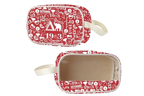 Lywjyb Birdgot Sisterhood Clear Makeup Bag DST Sister Sorority Merch DST Sorority Gift Greek Sister Gift (13 Bag)