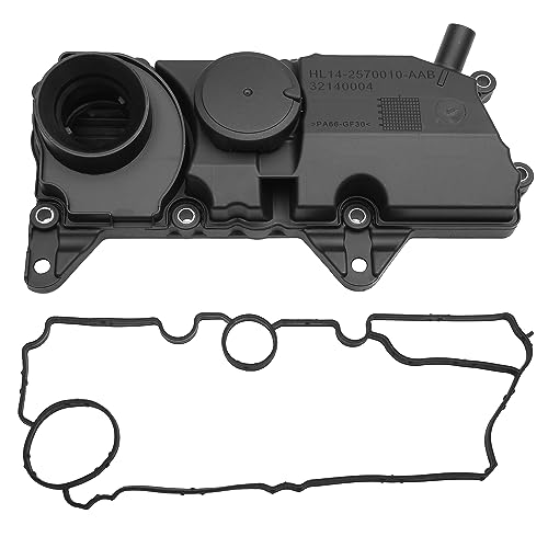 Image of X AUTOHAUX 1 Set Engine Valve Cover & Gasket PCV Oil Engine Valve Rocker Cover 32140004 for Volvo S60 XC90 S90 2.0L 4 Cylinder 2017-2024