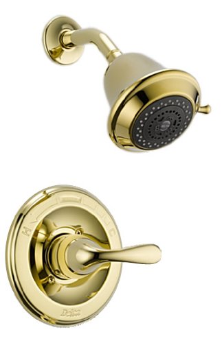 Delta Faucet T13220-PBSHCCER Classic Monitor 13 Series Shower Trim, Polished Brass