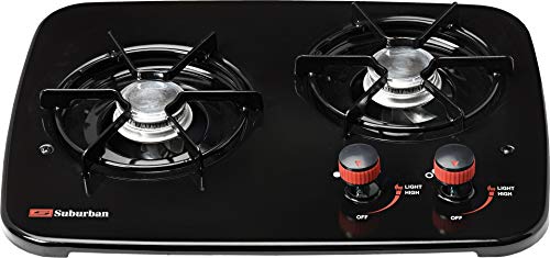 Suburban 3071ABK Cooktop 2 Burner Black