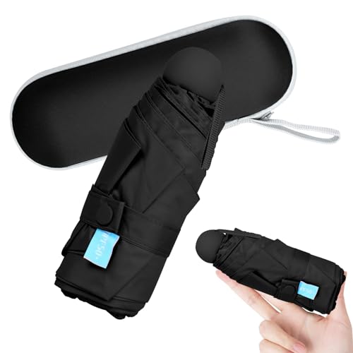 Travel Mini Umbrella with UPF50+ Protection, Small Folding 8 Ribs Compact Umbrella Windproof Strong with Storage Case, Sun Rain Lightweight Portable Pocket UV Umbrella Suitable for Girls Women Purse Travel Mini Umbrella with UPF50+ Protection, Small Folding 8 Ribs Compact Umbrella Windproof Strong with Storage Case, Sun Rain Lightweight Portable Pocket UV Umbrella Suitable for Girls Women Purse