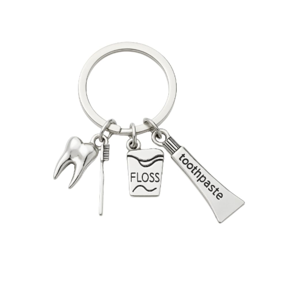 Infinity Collection Dentists Keychain Gifts, Dental Assistant, Dental Hygienist Graduation Gifts for Dental Student Key Chain, Dental, 2.30 inches including key ring-image-7