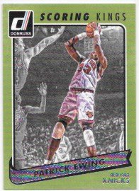 Patrick Ewing 2015-16 Donruss Scoring Kings New York Knicks Insert Card #5