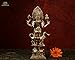 Ganeshaartsncrafts Brass Bhairava Statue 11.4 Inch Kaal Bhairav Idol with Dog Dandapani Vajrabhairava Yamantaka Murti Hindu God Figurine for Home Temple - Diwali Gift