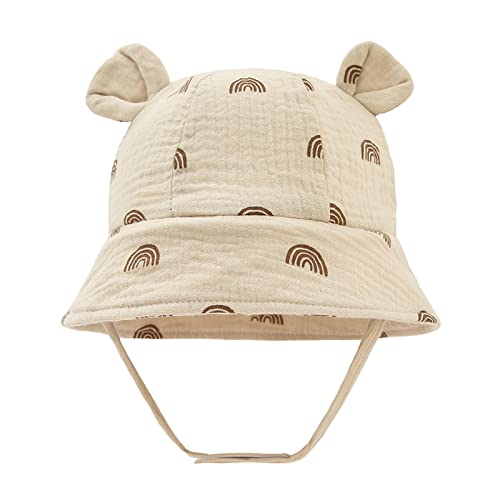 KHZen Baby Bucket Hat Girls Jungen Outdoor Lässige Baumwolle...