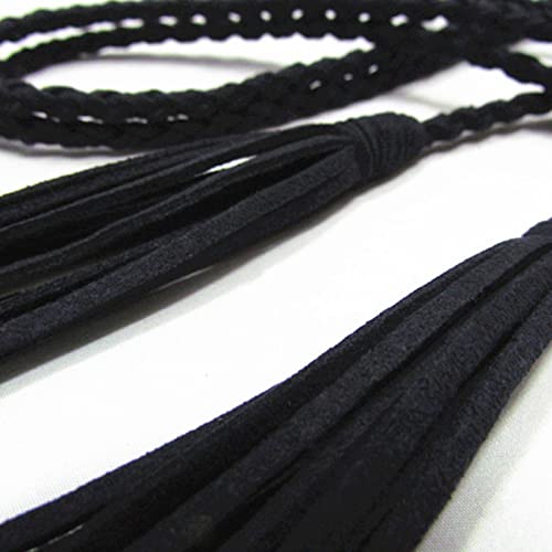 Color Optional Women Waist Belt Vintage Elastic Braided Waist Belt Knot Women Dress Shirt Waist Seal Belt4