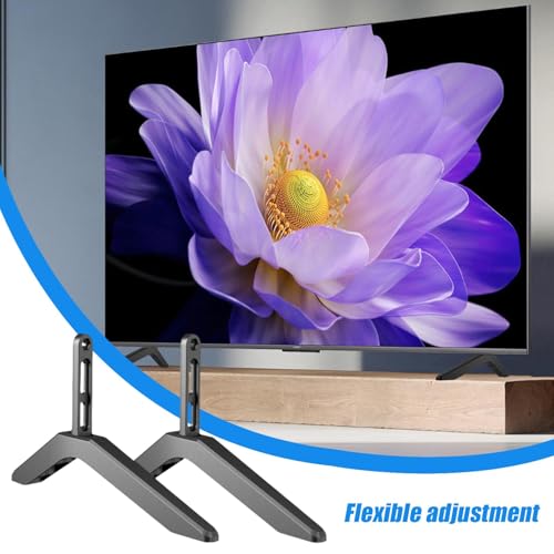 Stands de télévision, Pieds de télévision des Pieds,Stand de télévision Autonrissement des Jambes TV-Téléphone - Support de Remplacement, Pieds de Soutien Stable pour Le Salon ou la Chambre – Image 3