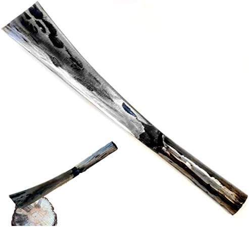 Thai Jungle Cane Machete 17" Boxed End - Indestructible Forged by Hand, Length, Chopping, Splitting. Cutting, Pruning, Great for Yard, Garden, Farm, Ranch, Camping, Hunting, Bushcraft
