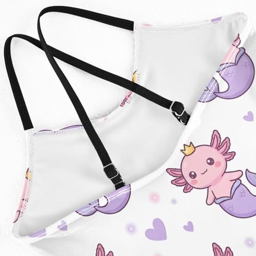 Image of Girls One Piece Swimsuits, Lion Beach Bathing Suit Sport Halter Swimwear, 3T