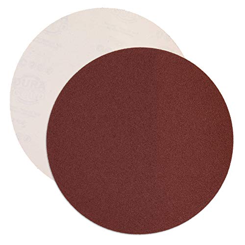 Image of Dura-Gold Premium 12 inch Sanding Discs - 80 Grit (Box of 5) - Sandpaper Discs with PSA Self Adhesive Stickyback, Fast Cutting Aluminum Oxide Abrasive - Drywall, Floor, Woodworking, Automotive, Sander