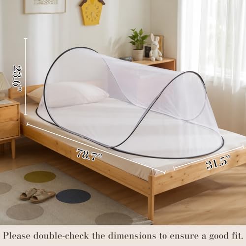 Large Pop Up Mosquito Net for Bed