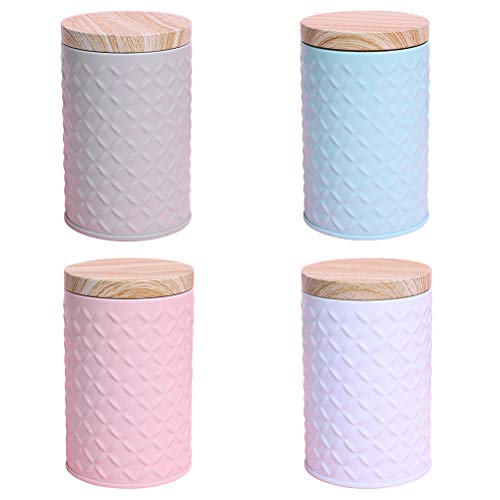 Artibetter 4Pcs Iron Cookie Boxes Bakery Packing Boxes Holiday Treat Boxes Food Container