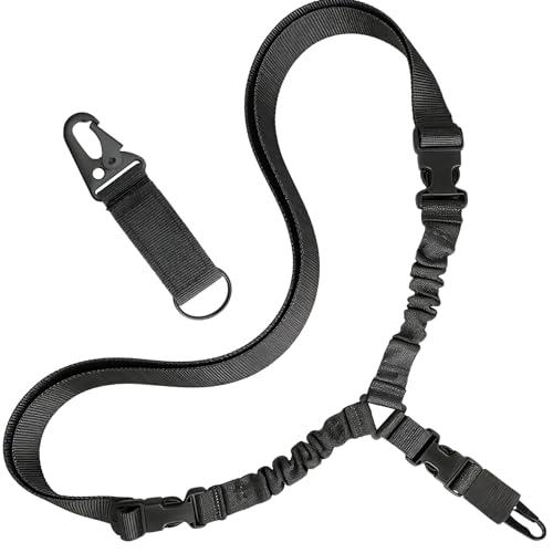 DOPETANE Adjustable Traditional Sling Quick Release Flexible Pouch Sling Black