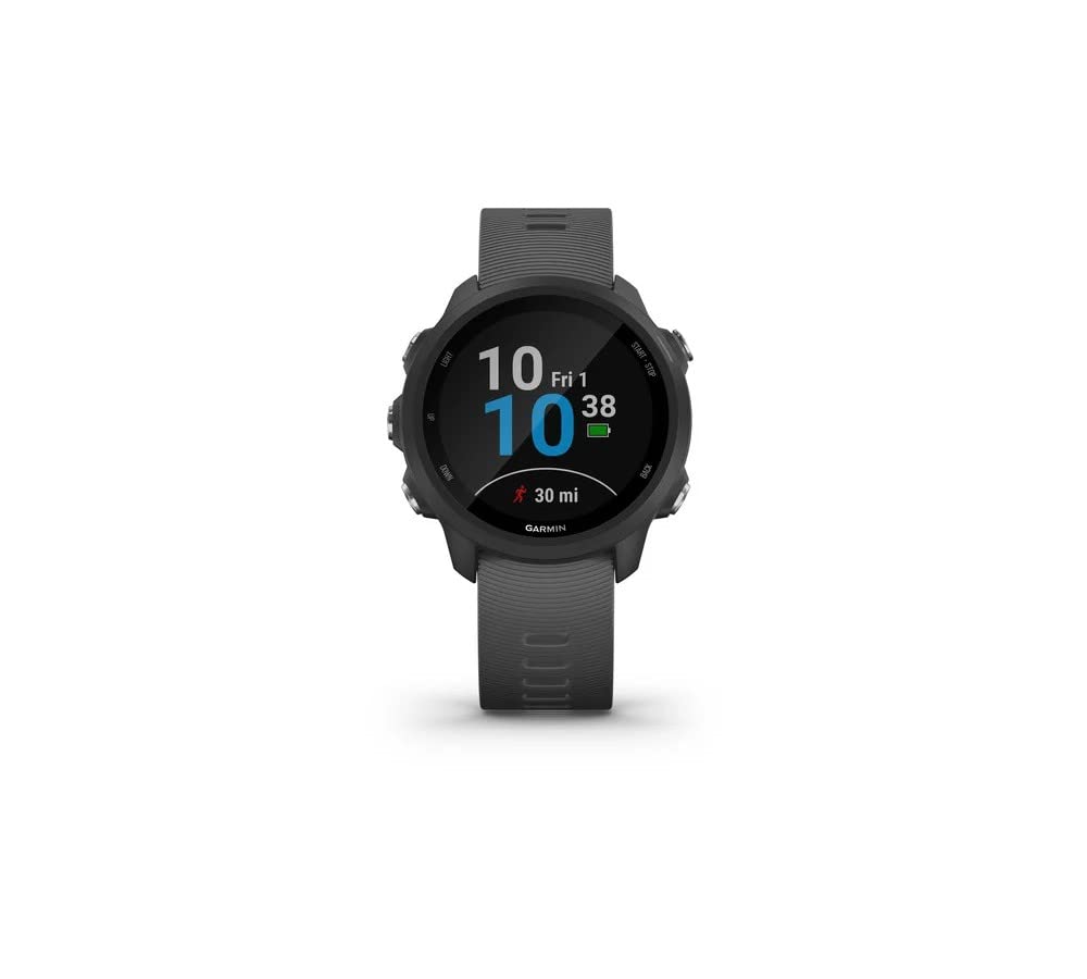 Garmin Forerunner 245 renewed – GPS-Laufuhr mit individuellen Trainingsplänen, speziellen Lauffunktionen und Trainingsanalyse. 1,2“ (3 cm) Farbdisplay, Akkulaufzeit bis zu 7 Tage (Generalüberholt)