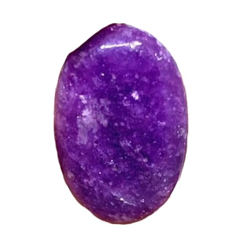 Lépidolite violette naturelle cabochon 26x16mm pour création de bijoux DIY