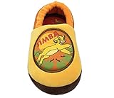 Disney Boy\'s Lion King Simba Plush Slipper, (Orange, 7-8)