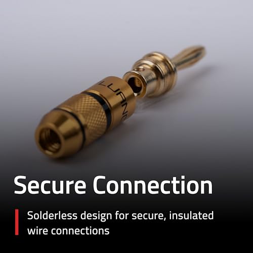 Conector Banana Plug Fluance BP50 Dorado 2 unidades miniatura 5