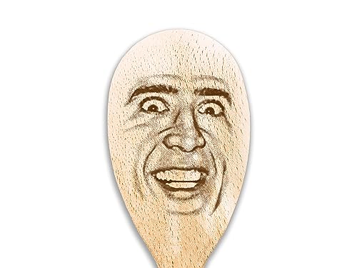 Nicolas Cage Features On Wooden Spoon Nic Cage On Things