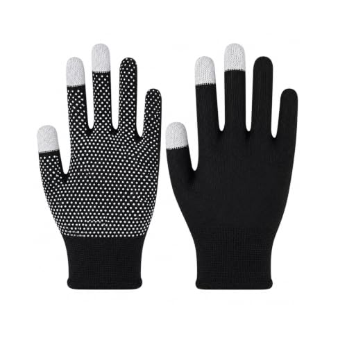 ZEMINRI 4 Paare Hitzeschutz Handschuh Lockenstab...