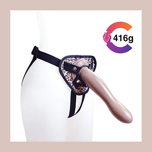 Brpwn Smooth 9.5 Inch SträpOň Hollow Dídlõ for Couples Sexy, Lesbian Toy Kindle Best Gift for Wo - //coolthings.us