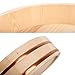 WINIAER Hangiri Wooden Sushi Rice Bowl, Sushi Oke Sushi Rice Mixing Tub with Sturdy Copper Bands, Great Copper Mixing Bowl Sushi Bucket for Cooking (10.6icnh)
