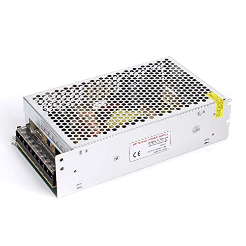 Fuente de alimentación conmutada 24V 10A 240W DC Adaptador de alimentación AC 110V/220V a DC-24V, transformador ANGEEK, adecuado para tiras LED, impresoras 3D, proyectos de iluminación, etc.