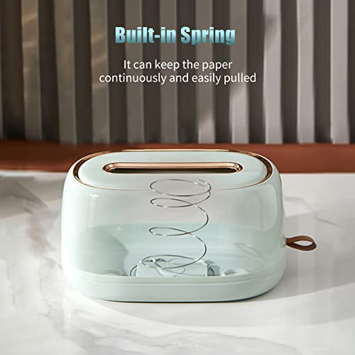 Bonnu Suporte De Caixa De Lenços Com Mola De Mesa Tampa De Caixa De Lenços De Parede De Papel Toalha