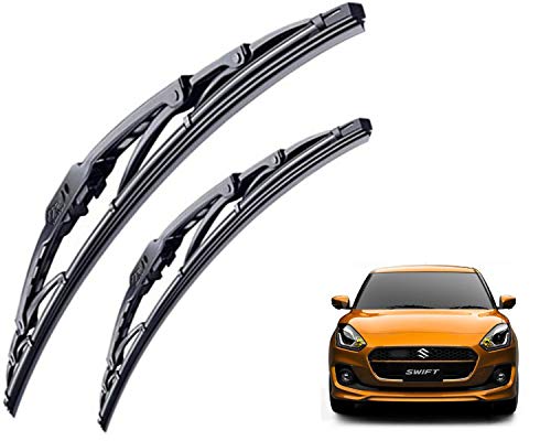 Image of WolkomHome High Performance OE Car Wiper Blade Replacement set of 2 Pc Right 20 inch Left 19 inch for Maruti Swift New