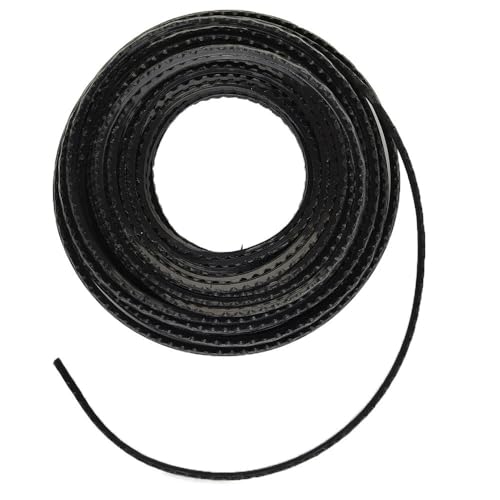Cuerda de línea de corte de cortacésped de nylon resistente 3MM x 15M compatible con cortadoras y desbrozadoras