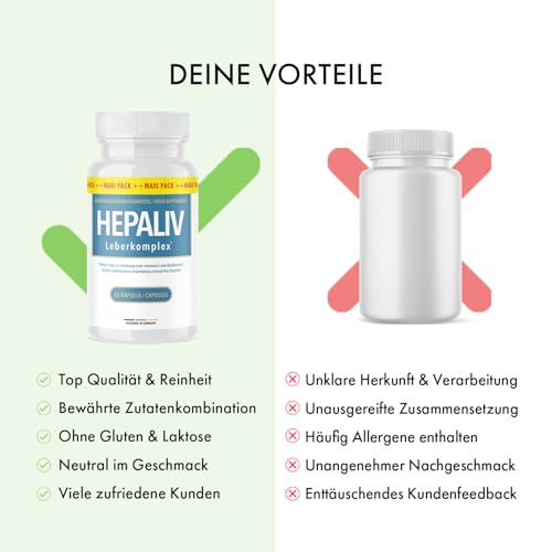 Hepaliv Kapseln - Für deine körperliche Balance - Einfache Anwendung - 60 Kapseln – Bild 4