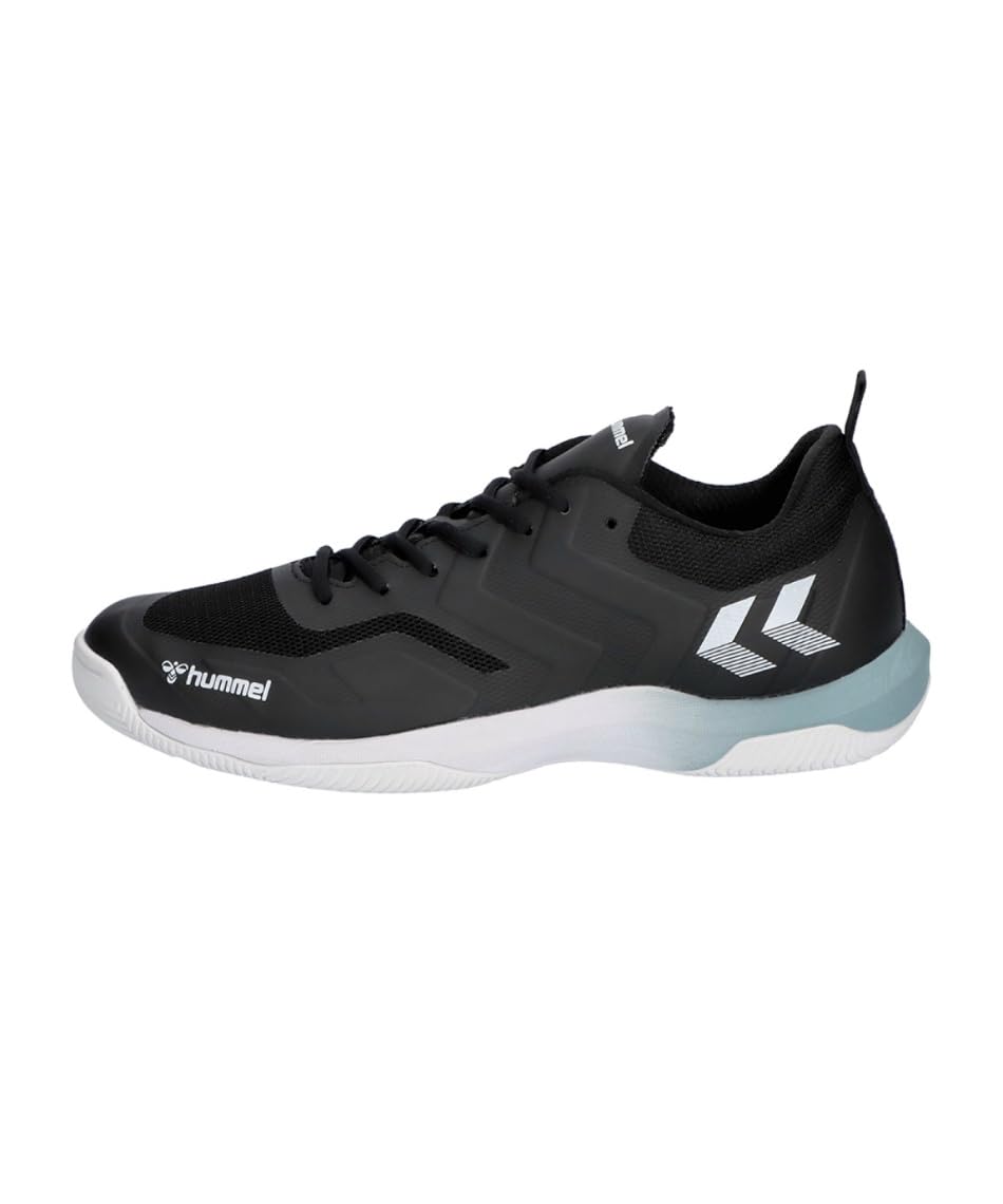 hummel(?????) Men's Handball Shoe, Black x White (9010), 23.5 cm