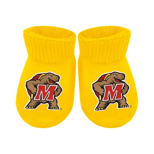 Image of Creative Knitwear College Baby Bootie Sock - Team Logo, Multiple Colors, for Boys & Girls (Newborn - 6 Months)