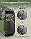 PRUNUS J-369 Kurbelradio FM/AM Radio Batteriebetrieben, Solar Radio Kurbel Notfall mit 3000mAh Power Bank, Notfallradio mit SOS Alarm/Taschenlampe&Leselampe für Camping, Ourdoor, Notfall[Grün]