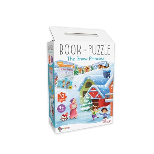 Image of Popcorn Games & Puzzles Snow Princess - 30 Piece Jigsaw Puzzle with Free Reading Book