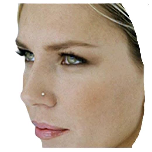 ✿ Mini cristal ✿ petit goujon à nez Piercing en acier inoxydable