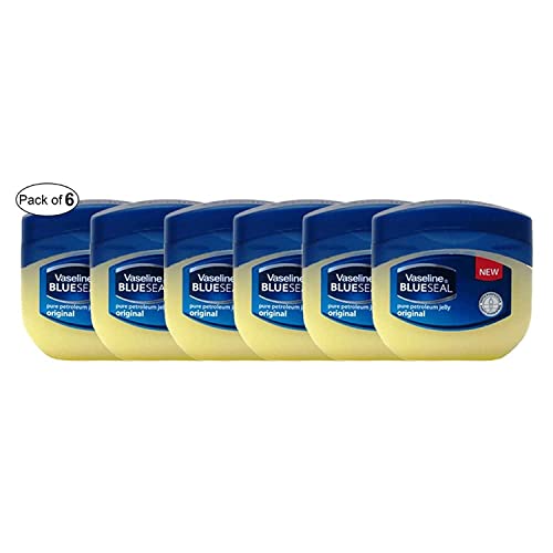 Image of Vaseline Petroleum Jelly Blue Seal Original (100ml) (Pack of 6)
