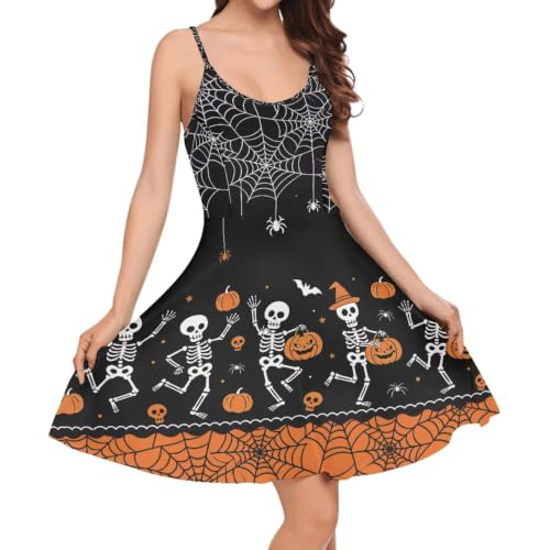 Image of Coloranimal Women's Summer Sleeveless Casual Swing Dresses with Loose Fit Beach Sundress