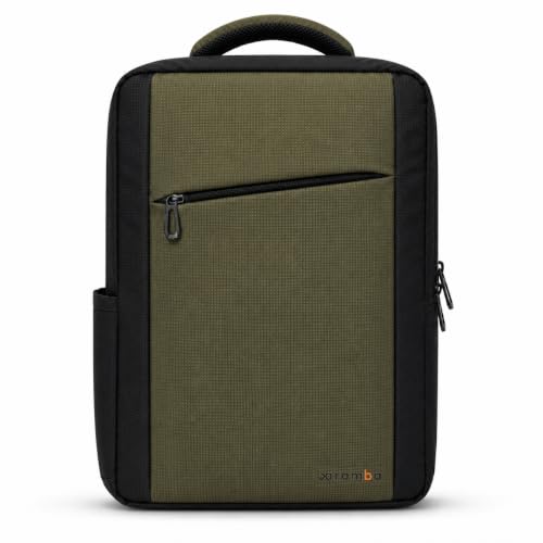 Image of CARAMBA CARRYMATE 26.5L Overnighter Laptop Backpack | Water Resistant Travel Bag with 15.6 inch Padded Laptop Sleeve, Trolley Strap & Dual Compartments for Office, Business, College Men & Women
