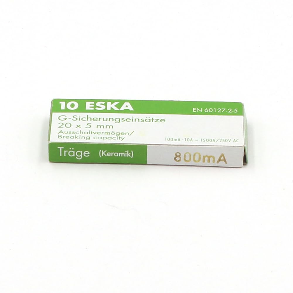Boîte De 10 Fusibles En Verre Temporisés T-10A - 6x32 Mm - Marque Générique
