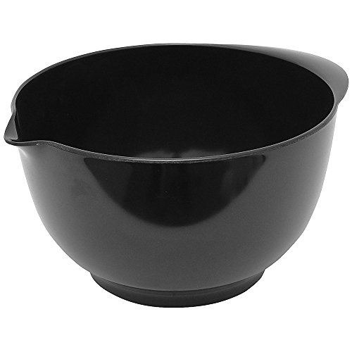 Hutzler Melamine Mixing Bowl Set: 2, 3 And 4 Liters, Black #TOP2