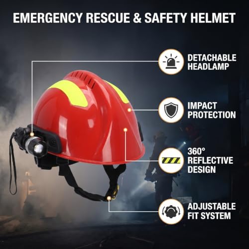 Casco de rescate con visibilidad de 360° y ajuste regulable para máxima protección 4