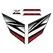 Sticker Motorcycle Teck de véhicule pour Kawasaki Z800 13-14-15-16 Z 800 2013-2014-2015-2016 Stickers de décalcomanies de kit complet Décoration d'étiquette (Color : Rouge)