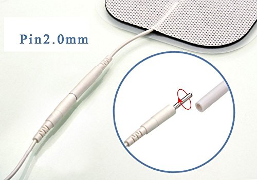 UltraCare PRO Self Adhesive (Large Size) Electrode Pad for Electronic Stimulators, IFT, TENS,EMS & Pulse Massagers For Back, White