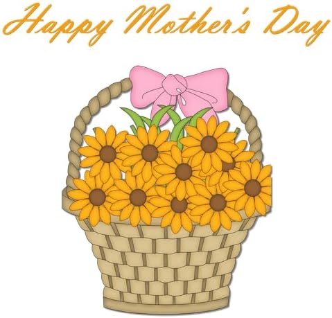 CafePress Happy Mother's Day (Yellow Daisies) Rectangle Car Rectangle Car Bumper Magnet