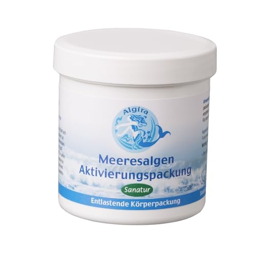 Algira Seaweed Activation Pack Activating & Vitalizing Body Care Suitable for all skin types, Sanatur, 1000 g can