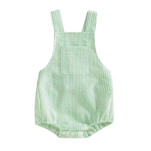 Infant Baby Girl Boy Romper Bodysuit Striped Sleeveless Jumpsuit ...