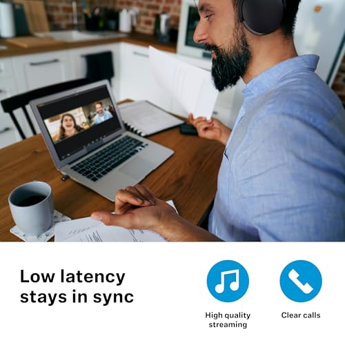 Image of Sennheiser ACCENTUM Wireless Bluetooth Headphones - 50-Hour Battery Life, Audio, Hybrid Noise Cancelling (ANC), All-Day Comfort and Clear Voice Pick-up for Calls, Black /Copper