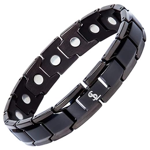 Elegant Titanium Magnetic Therapy Bracelet Pain Relief for Arthritis and Carpal Tunnel