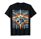 F-35 Lightning II Fighter Jet | Aviation Graphic Design T-Shirt